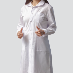 روب مختبر نسائي مزيج من القطن والبوليستر