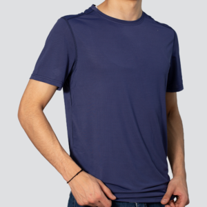 تيشيرت دراي فيت رجالي نص كم بقبة دائرية