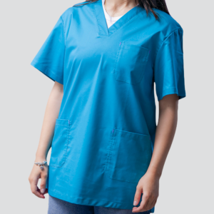 سكرب طبي نسائي قبة V قطني