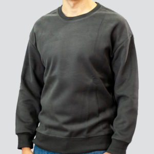 سويتشيرت قطنية قبة دائرية و أكمام طويلة