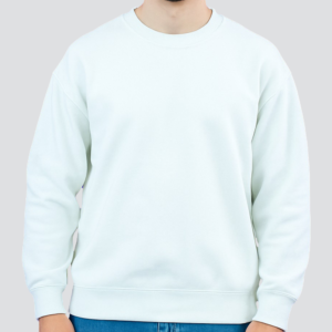 سويتشيرت قطنية قبة دائرية و أكمام طويلة