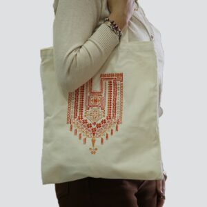 شنطة كتان Tote Bag 40*35