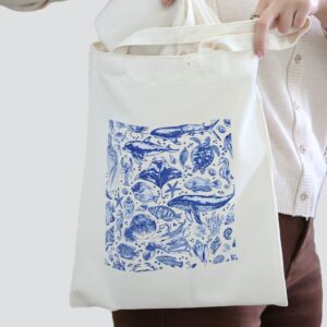 شنطة كتان Tote Bag 40*35