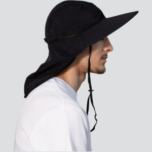 طاقية عمل حماية من الشمس مع رقبة ممدودة