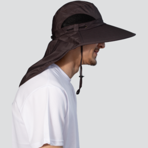 طاقية عمل حماية من الشمس مع رقبة ممدودة