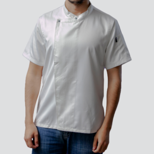 قميص شيف خليط بولي قطن نص كم