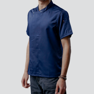 قميص شيف نص كم خليط من القطن والبوليستر